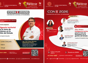 La I Convención Nacional de Ingeniería inició su agenda académica con un tema clave: inteligencia territorial para fortalecer la gestión del Estado