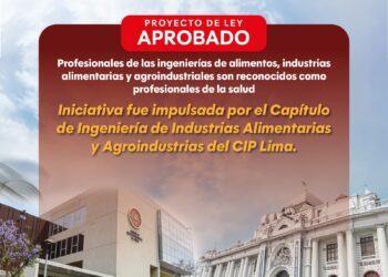 Ingenieros de alimentos, industrias alimentarias y agroindustriales son reconocidos como profesionales de la salud