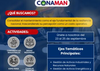 ¡Participa en el CONAMAN 2026 – Congreso Nacional de Mantenimiento!