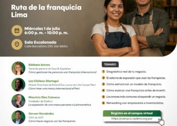 Taller presencial: ¨Ruta de la franquicia Lima¨ / Miércoles 1 de julio