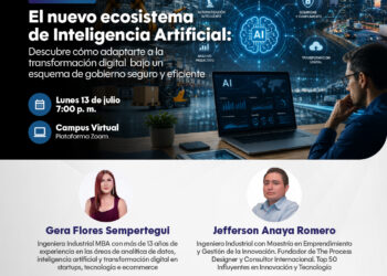 Conferencia virtual: ¨El Nuevo Ecosistema de Inteligencia Artificial¨/ Lunes 13 de julio
