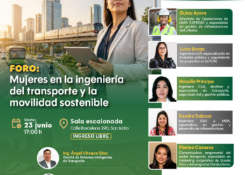 Foro: Mujeres en la Ingeniería del Transporte y la movilidad sostenible / Martes 23 de junio