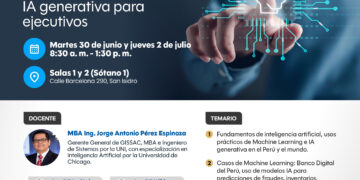 Curso presencial: Inteligencia artificial: Machine Learning e IA generativa para ejecutivos / Martes 30 de junio