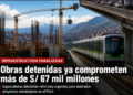 CIP Lima reunirá a especialistas para debatir reformas que permitan destrabar proyectos de infraestructura en el país por más de S/ 67 mil millones