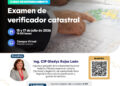 Curso de Entrenamiento: ¨Examen de Verificador Catastral¨ / 15 y 17 de julio