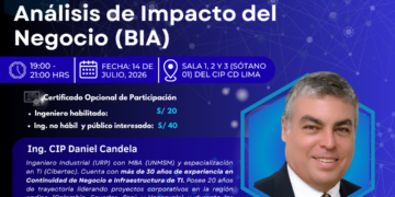Taller: ¨Análisis de Impacto del Negocio (BIA)¨ / Martes 14 de julio