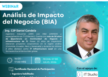 Webinar: ¨Análisis de Impacto del Negocio (BIA)¨ / Martes 7 de julio