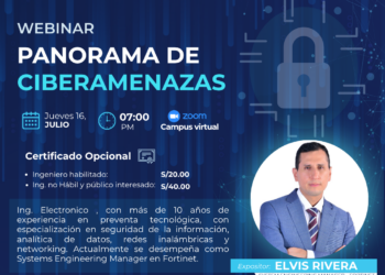 Webinar: «Panorama de Ciberamenazas» / Jueves 16 de julio