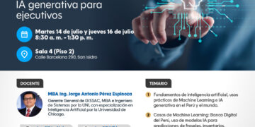 Curso presencial: Inteligencia Artificial: Machine Learning e IA generativa para ejecutivos / Inicio: Martes 14 de julio