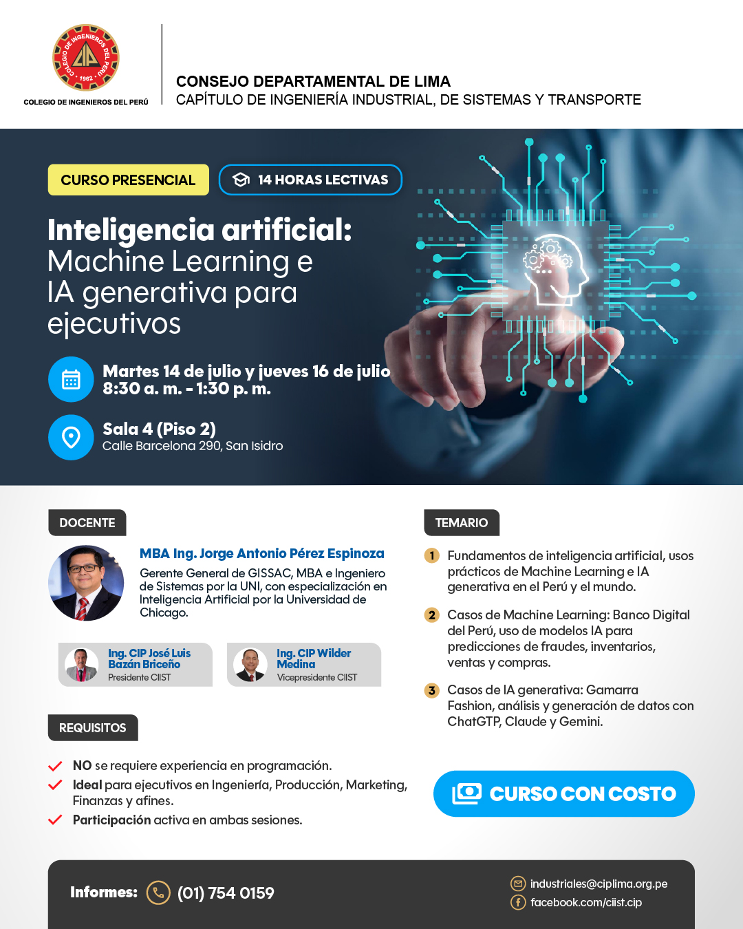 Curso presencial: Inteligencia Artificial: Machine Learning e IA ...