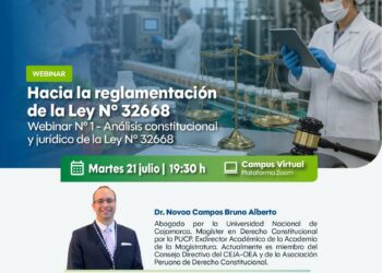 Webinar: Análisis constitucional y jurídico de la Ley N° 32668 / Martes 21 de julio