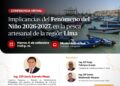 Webinar: “Implicancias del fenómeno del niño 2026-2027, en la pesca artesanal de la región Lima” / Viernes 11 de septiembre