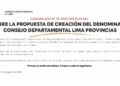 COMUNICADO N° 29-2025-2027/CIPLIMA – SOBRE LA PROPUESTA DE CREACIÓN DEL DENOMINADO CONSEJO DEPARTAMENTAL LIMA PROVINCIAS