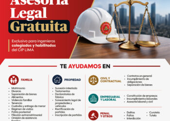 ¡Asesoría Legal Gratuita para ingenieros CIP Lima!