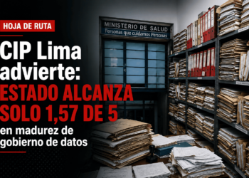 Hoja de Ruta: CIP Lima advierte que el Estado apenas alcanza 1,57 puntos, de 5, en madurez de gobierno de datos