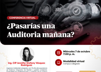 Conferencia virtual: “¿Pasarías una auditoría mañana?” / Miércoles 7 de octubre