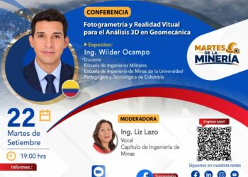 Conferencia virtual: “Fotogrametría y Realidad Virtual para el Análisis 3D en Geomecánica” / Martes 22 de setiembre