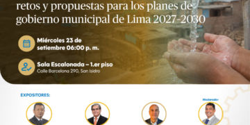Foro técnico presencial: ¨Agua, saneamiento y salud pública¨ / Miércoles 23 de setiembre