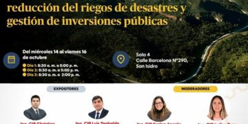 Curso de Especialización: “Infraestructura Natural para la Reducción de Riesgos de Desastres y Gestión de Inversiones Públicas” / Inicio: miércoles 14 de octubre
