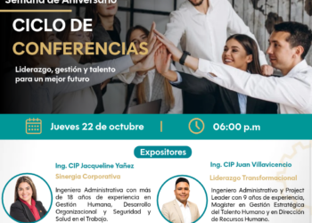 ¡SEMANA DE ANIVERSARIO | CICLO DE CONFERENCIAS!