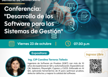 Webinar: “Desarrollo de los Software para los Sistemas de Gestión” / Viernes 23 de octubre