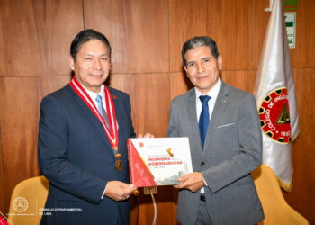 CIP Lima entrega al viceministro de Electricidad la Hoja de Ruta de la Ingeniería para la Gobernabilidad, que plantea medidas para fortalecer el sector energético del país