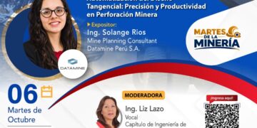 Conferencia: “Automatización del Diseño Tangencial: Precisión y Productividad en Perforación Minera” / Martes 6 de octubre