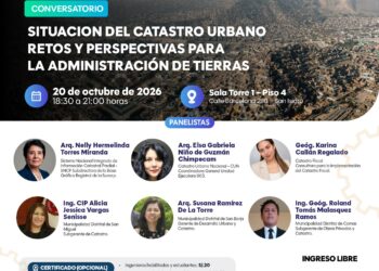 Conferencia: ¨Situación del catastro urbano retos y perspectivas para la administración de tierras¨ / Martes 20 de octubre