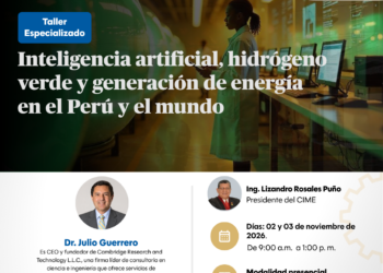 Taller especializado: Inteligencia artificial, hidrógeno verde y generación de energía en el Perú y el Mundo