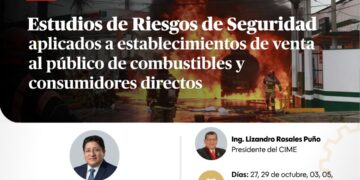 Curso: ¨Estudios de Riesgos de Seguridad aplicados a establecimientos de venta al público de combustibles y consumidores directos¨ / Inicio: 27 de octubre