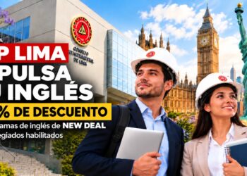 Colegiados del CIP Lima acceden a un 70 % de descuento en programas de inglés de New Deal