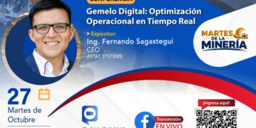 Conferencia: Gemelo Digital: Optimización Operacional en Tiempo Real / Martes 27 de octubre