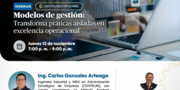Webinar: ¨Modelos de gestión¨ / Jueves 12 de noviembre