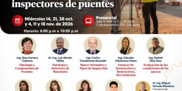 Curso presencial: ¨Especialización para Inspectores de Puentes¨/ Inicio: 14 de octubre